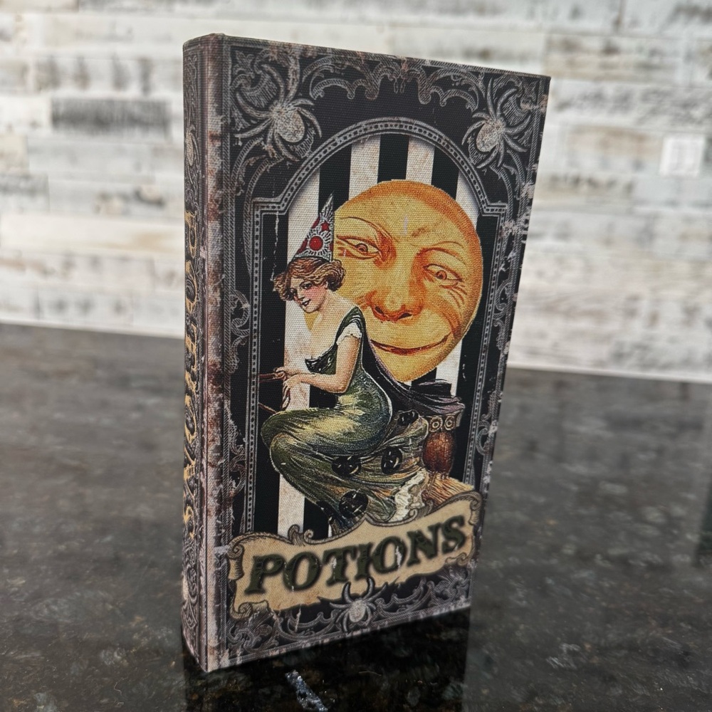 Vintage Style Potions Book Box